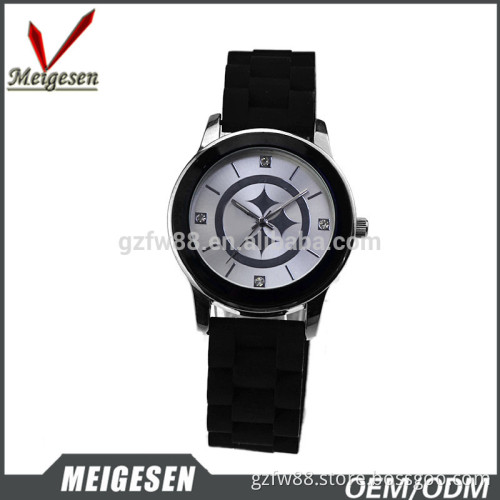 Sport Design Your Own Brand Name Quartz Rubber Watch Sporty